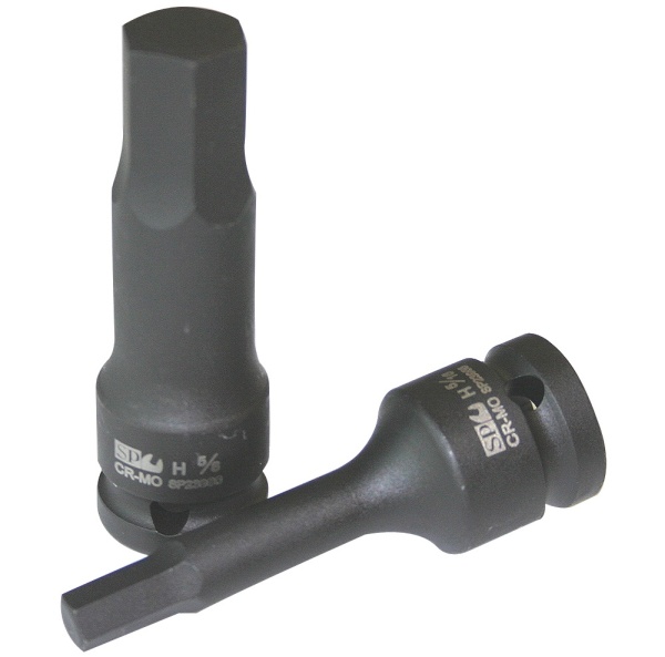 SOCKET IMPACT IN-HEX 1/2 DRV - 3/16 INCH - LONG (75MM)